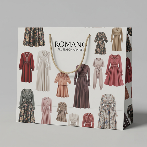 Romance Garment Bag — manufactured by Krish Paper Bag